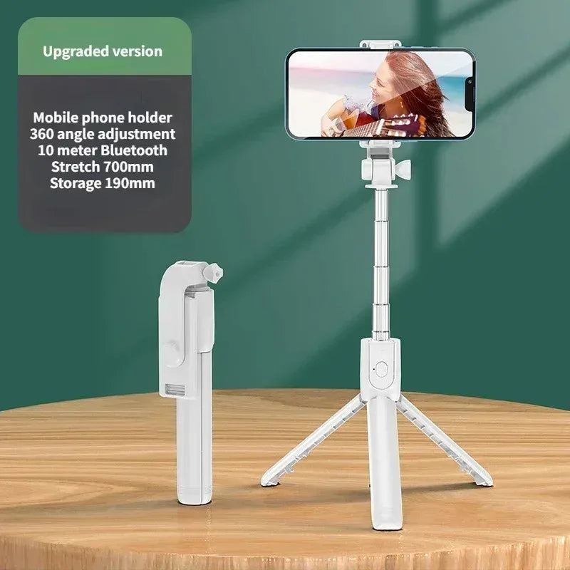 FlexiSnap Pro™️ | Bluetooth Selfie Stick & Tripod with LED Light