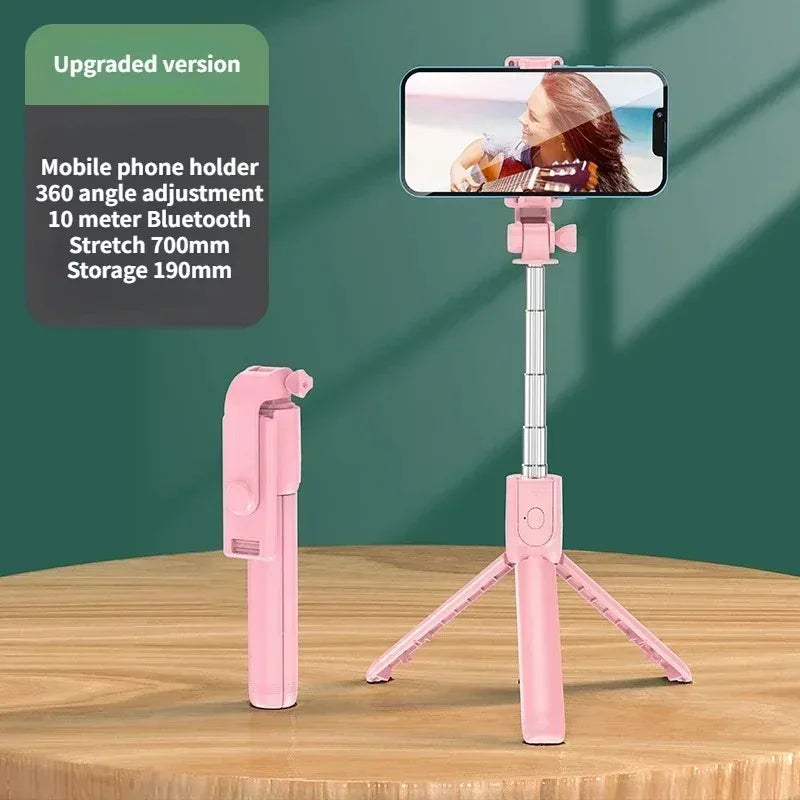 FlexiSnap Pro™️ | Bluetooth Selfie Stick & Tripod with LED Light