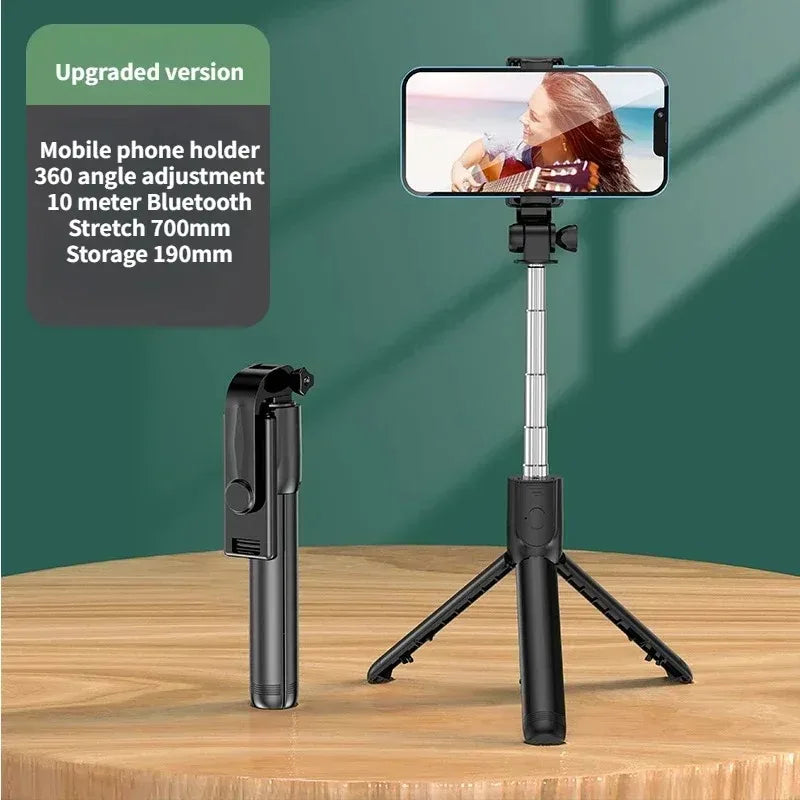 FlexiSnap Pro™️ | Bluetooth Selfie Stick & Tripod with LED Light