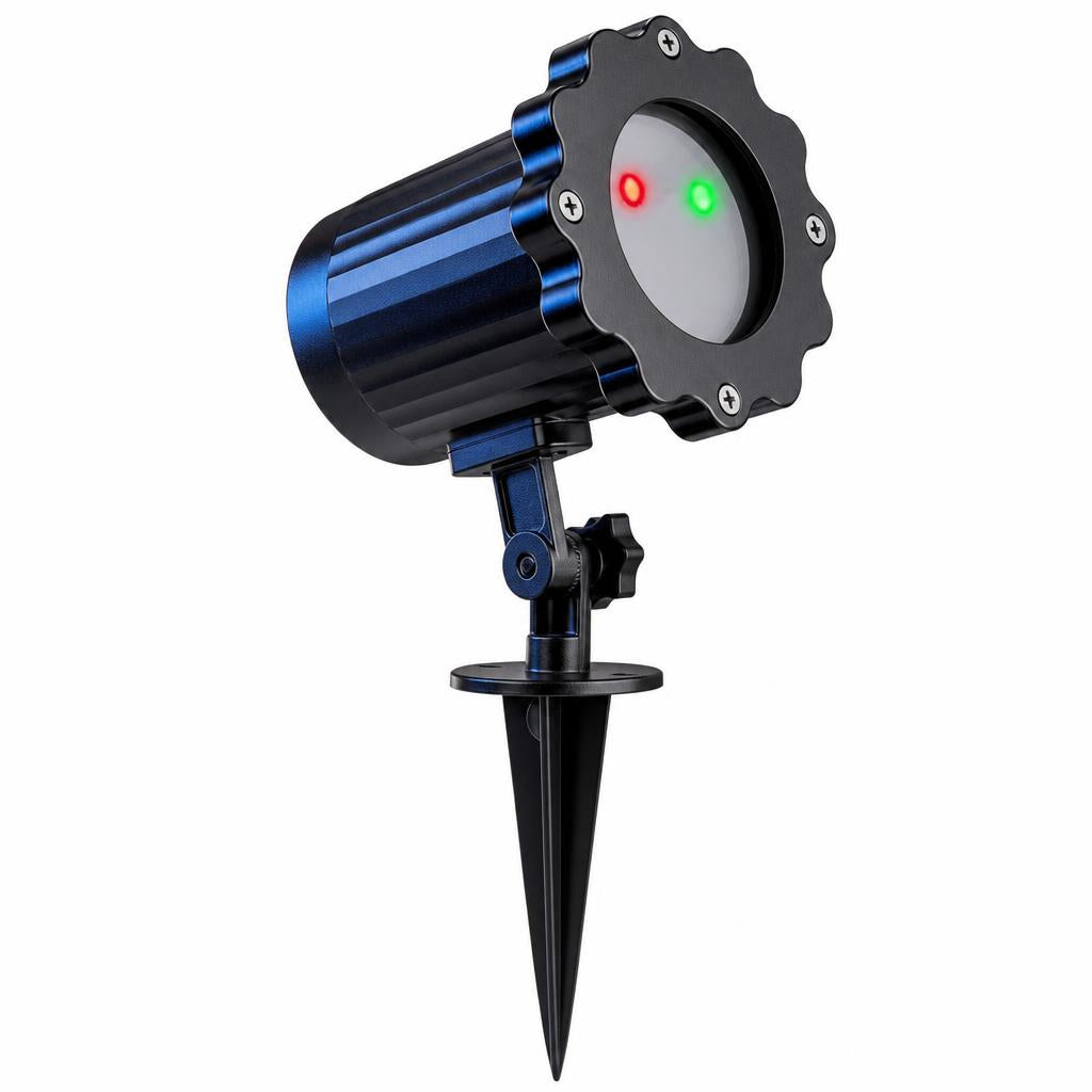 Proyector Láser Navideño para Exterior — Luces Rojas y Verdes con Mando